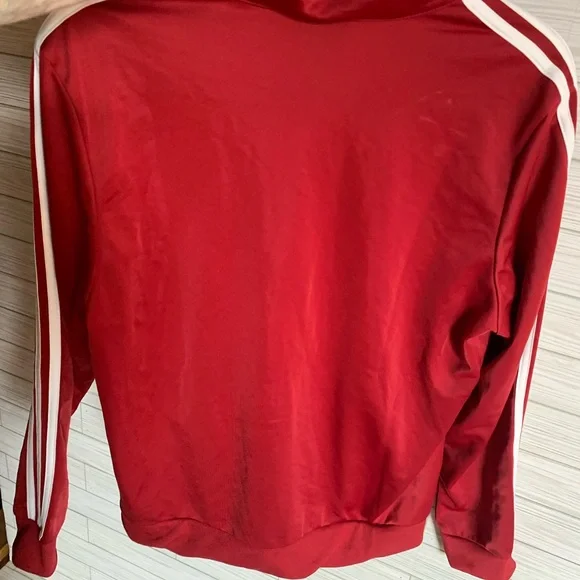 Adidas Red track Zip-Up Jacket - Picture 5 of 6